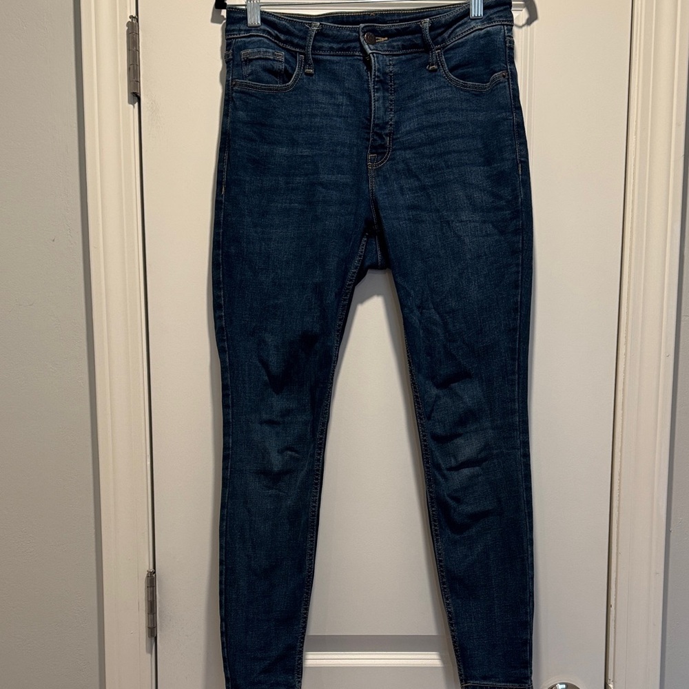 High-Rise Rockstar Super Skinny Secrete Smooth Pockets Women's Jeans